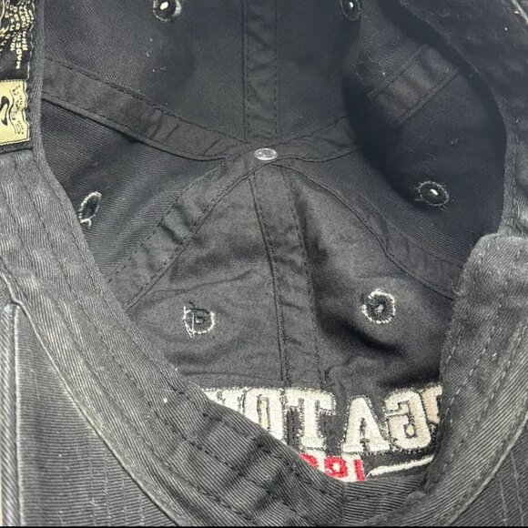 PGA Tour Golf Hat - Embroidered Black Denim Piece - From Personal GolfCollection - Picture 9 of 9